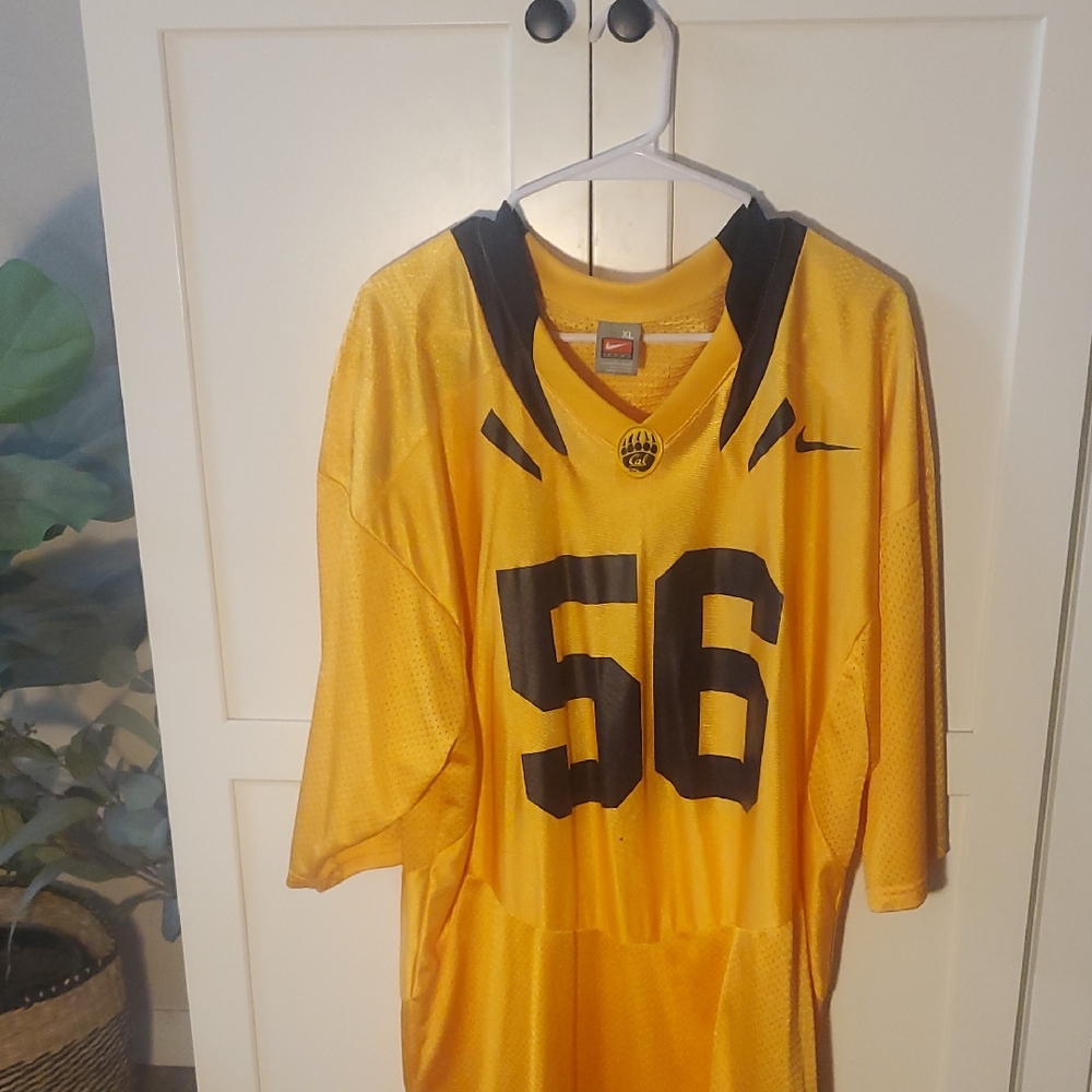 Nike Yellow and Blue Men's Jersey